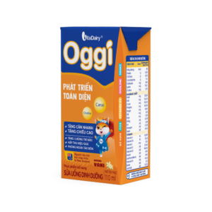 Sữa uống dinh dưỡng Oggi Phát triển toàn diện 110ml - Thùng 48 hộp