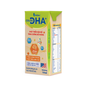 Sữa Uống Dinh Dưỡng Colos DHA+ 110ml - Thùng 48 hộp