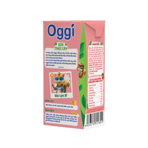 Thức uống dinh dưỡng Sữa trái cây Oggi vị dâu tươi 110ml - Thùng 48 hộp