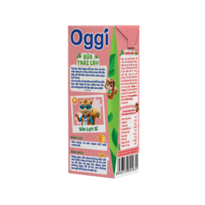 Thức uống dinh dưỡng Sữa trái cây Oggi vị dâu tươi 180ml - Thùng 48 hộp