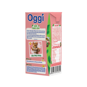 Thức uống dinh dưỡng Sữa trái cây Oggi vị dâu tươi 110ml - Thùng 48 hộp