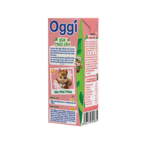 Thức uống dinh dưỡng Sữa trái cây Oggi vị dâu tươi 180ml - Thùng 48 hộp