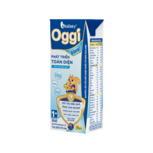 Sữa Bột Pha Sẵn Oggi 1+ Vani 180ml - Thùng 48 hộp